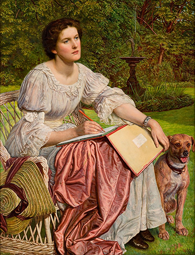 Miss Gladys M Holman Hunt - The School of Nature William Holman Hunt